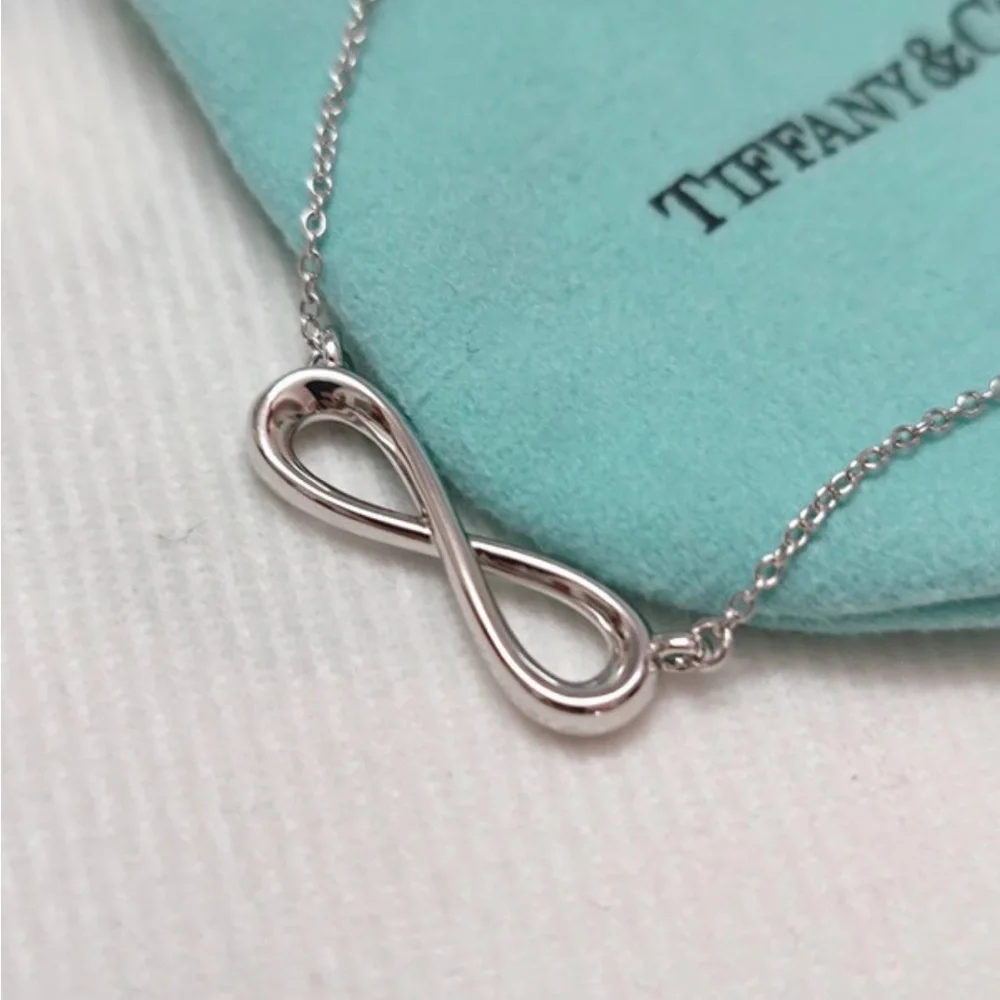 Tiffany & Co. Silver Infinity Pendant Necklace